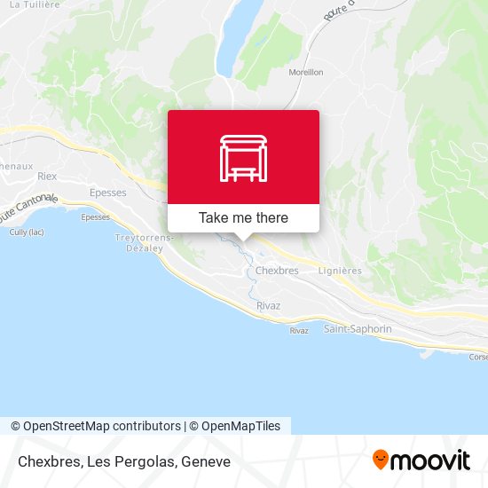 Chexbres, Les Pergolas map