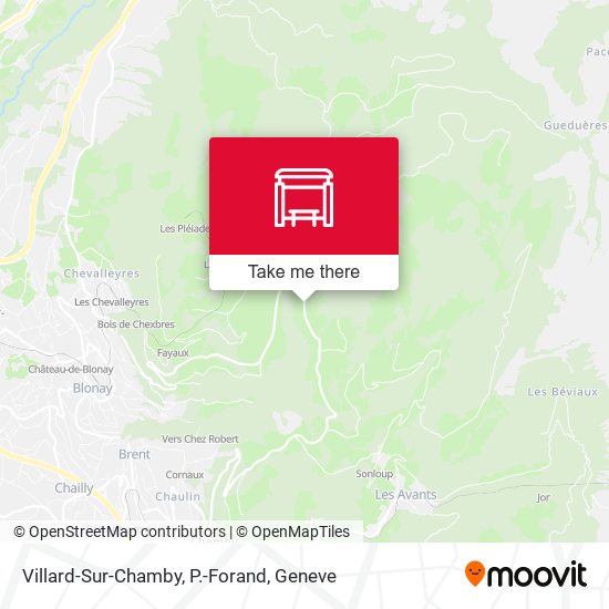 Villard-Sur-Chamby, P.-Forand map