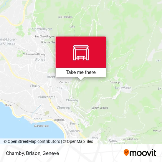 Chamby, Brison map