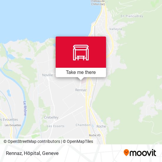 Rennaz, Hôpital map