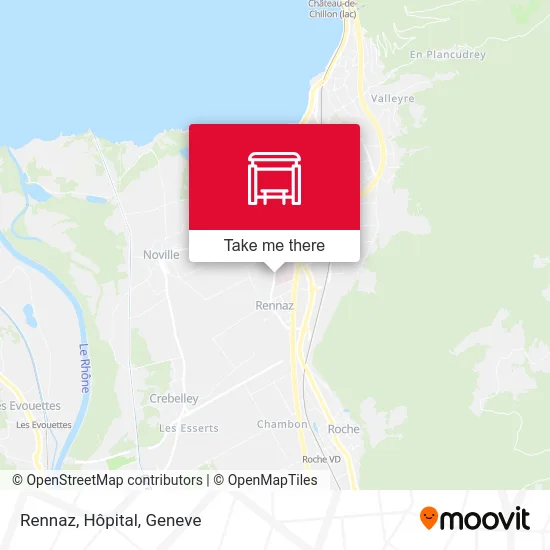 Rennaz, Hôpital map