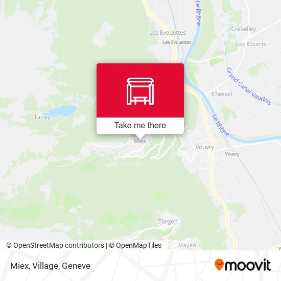 Miex, Village map