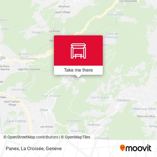 Panex, La Croisée map