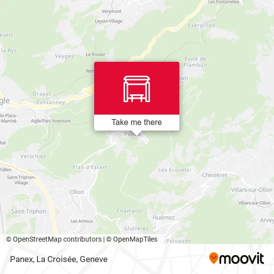 Panex, La Croisée map