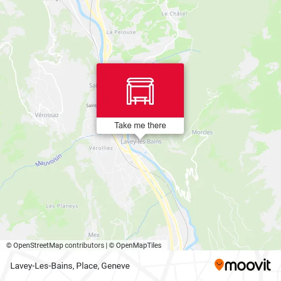 Lavey-Les-Bains, Place map