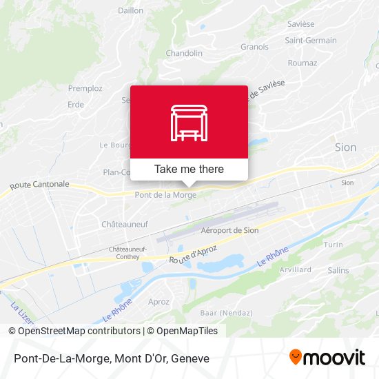 Pont-De-La-Morge, Mont D'Or map