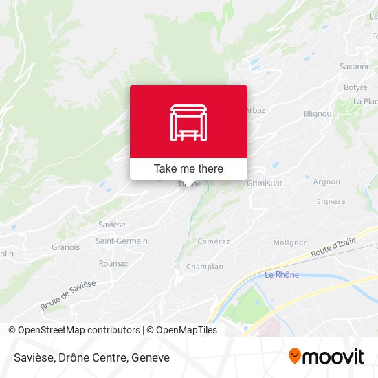 Savièse, Drône Centre map