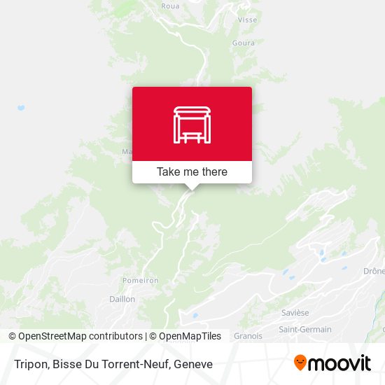 Tripon, Bisse Du Torrent-Neuf map