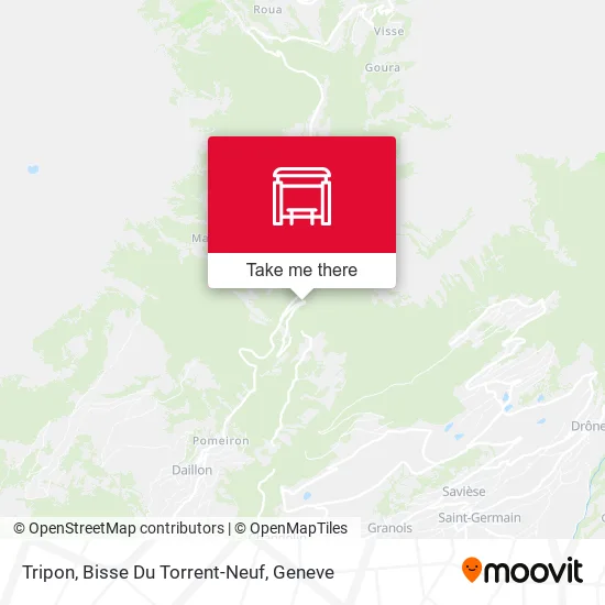 Tripon, Bisse Du Torrent-Neuf map