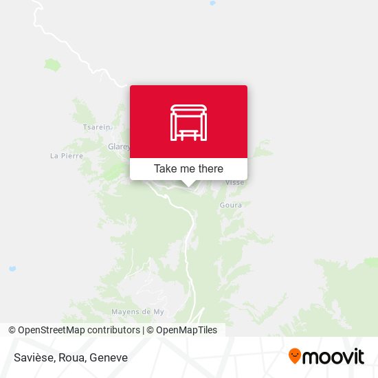 Savièse, Roua map