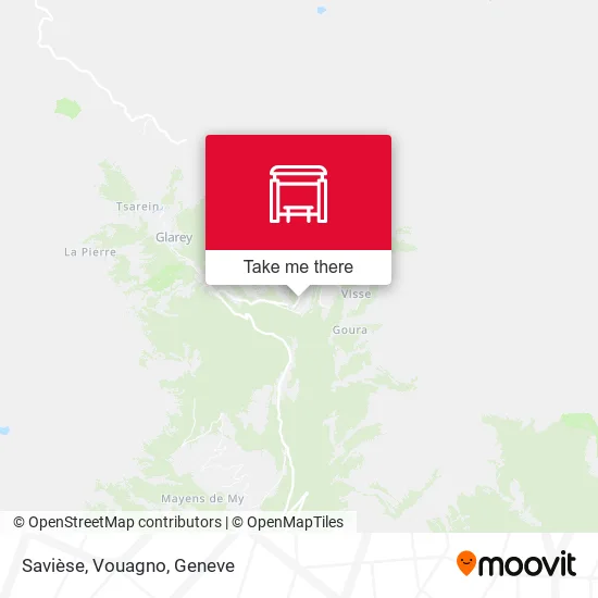 Savièse, Vouagno map