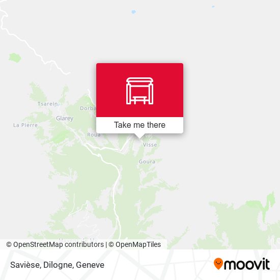 Savièse, Dilogne map
