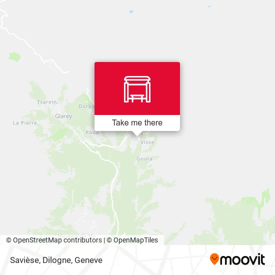 Savièse, Dilogne map