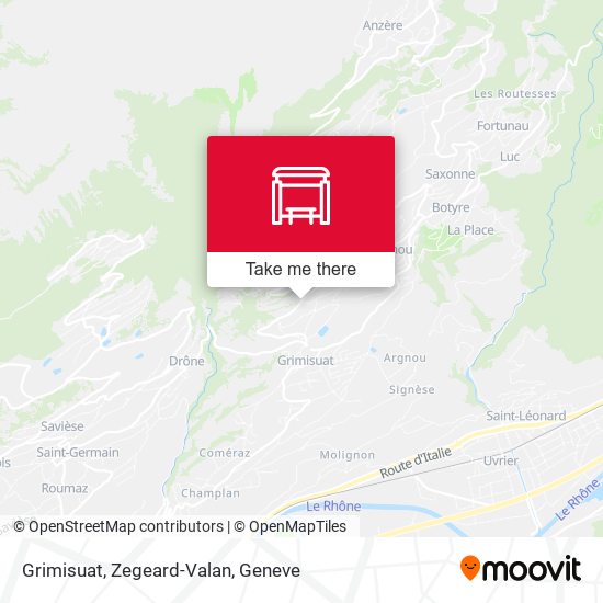 Grimisuat, Zegeard-Valan map