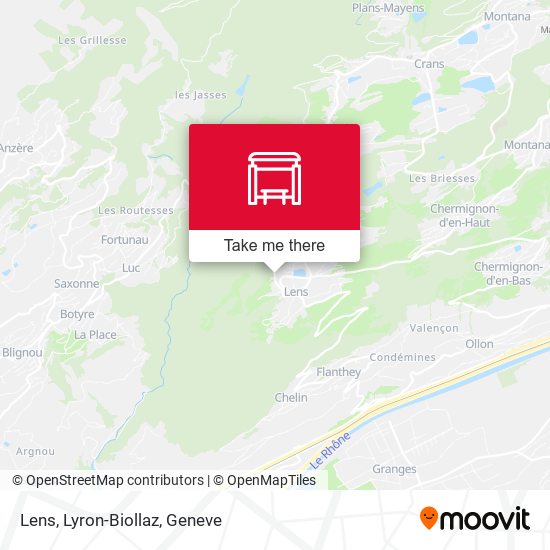 Lens, Lyron-Biollaz map