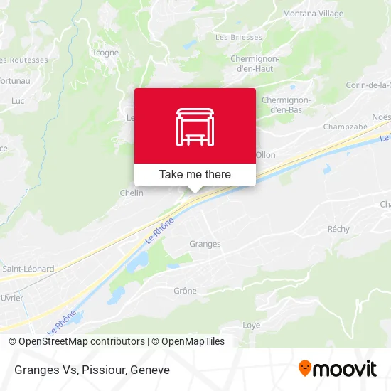 Granges Vs, Pissiour map