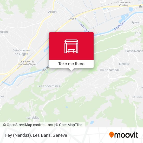 Fey (Nendaz), Les Bans map