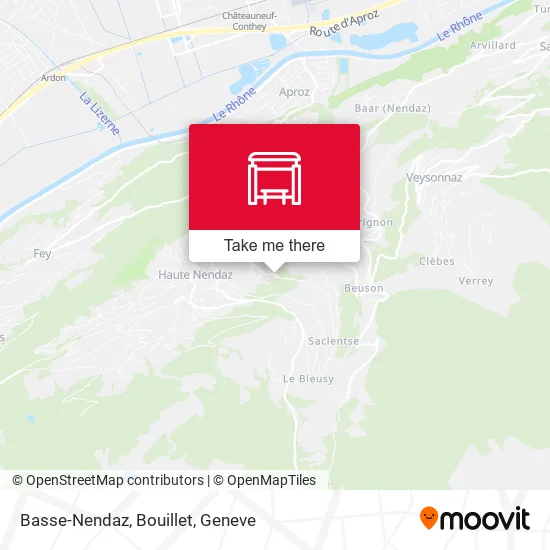 Basse-Nendaz, Bouillet map