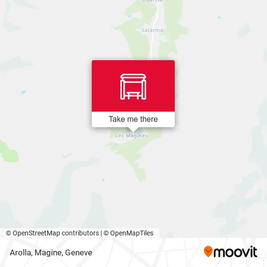 Arolla, Magine map