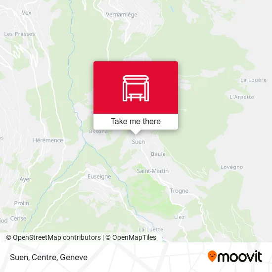 Suen, Centre map