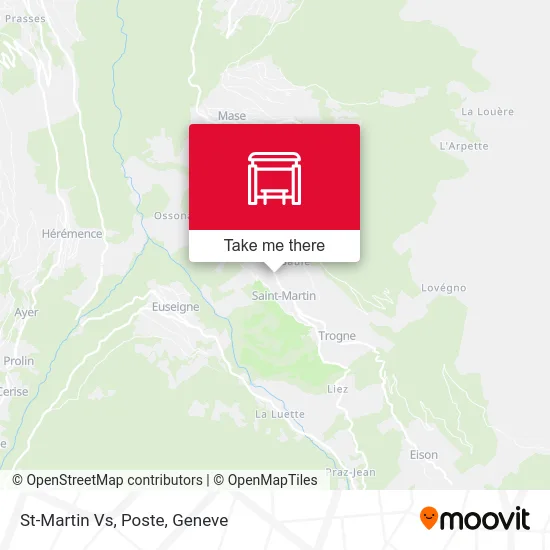 St-Martin Vs, Poste map