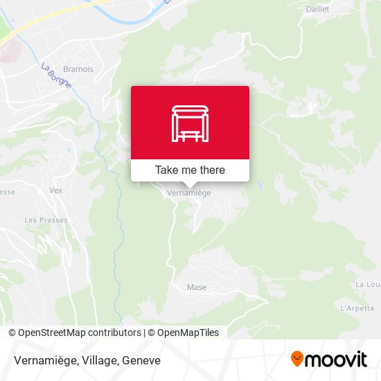 Vernamiège, Village map