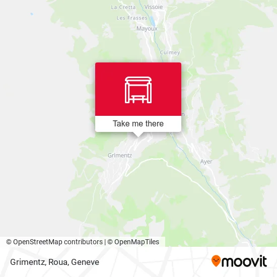 Grimentz, Roua map