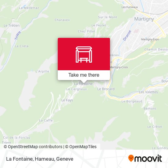 La Fontaine, Hameau map