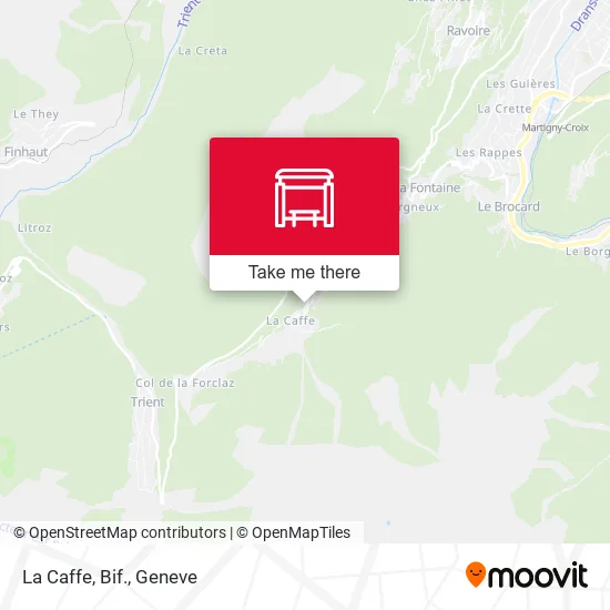 La Caffe, Bif. map