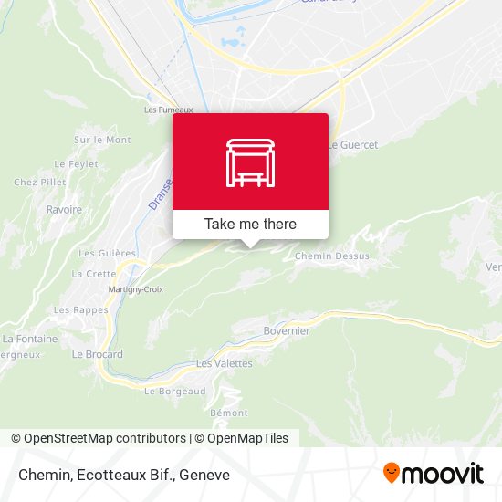 Chemin, Ecotteaux Bif. map