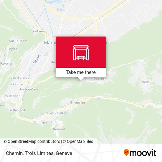 Chemin, Trois Limites map