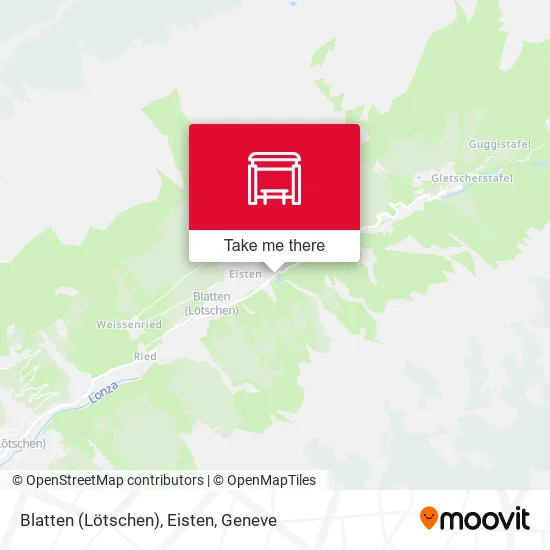 Blatten (Lötschen), Eisten map