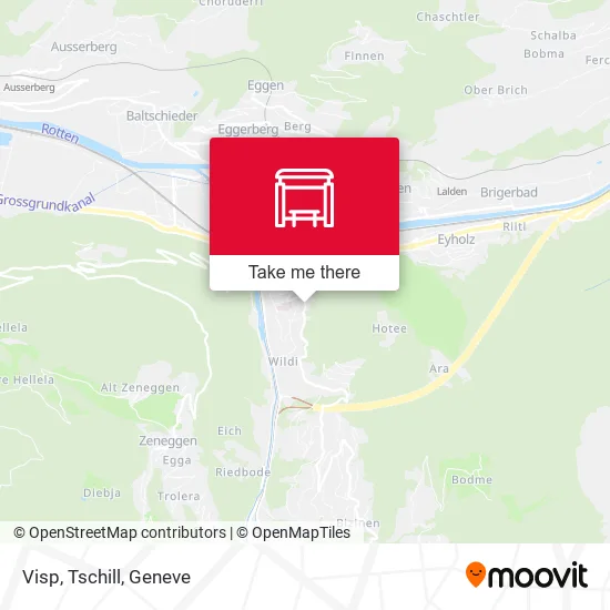 Visp, Tschill map