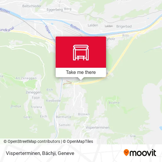 Visperterminen, Bächji map