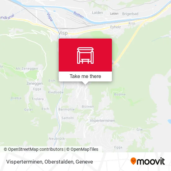 Visperterminen, Oberstalden map
