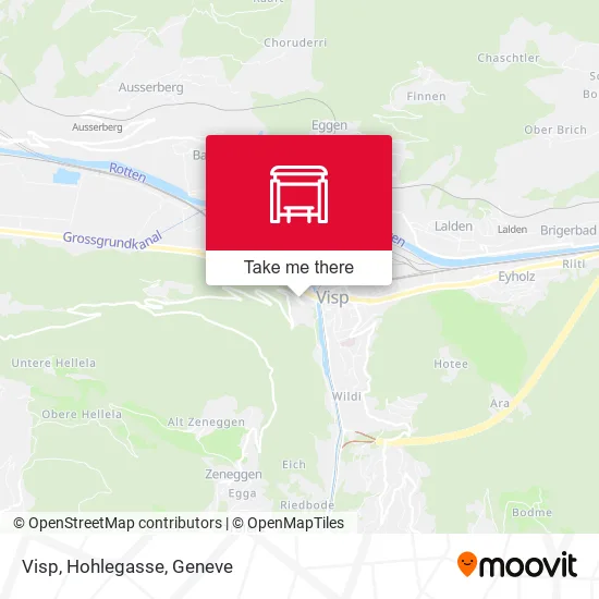 Visp, Hohlegasse map