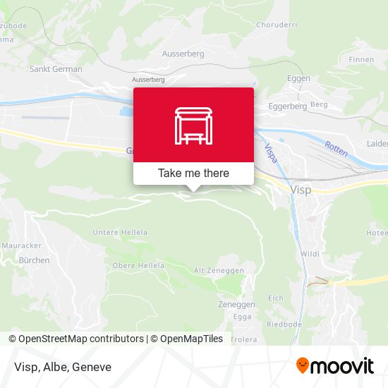 Visp, Albe map