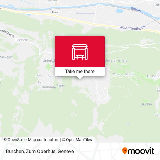 Bürchen, Zum Oberhüs map