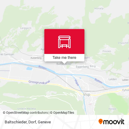 Baltschieder, Dorf map