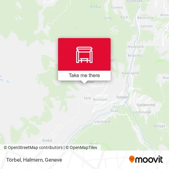 Törbel, Halmern map