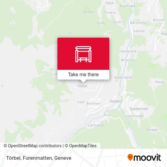 Törbel, Furenmatten map