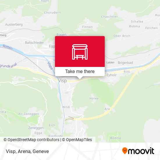 Visp, Arena map