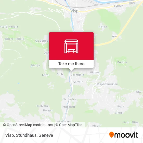 Visp, Stundhaus map