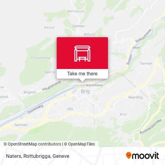 Naters, Rottubrigga map