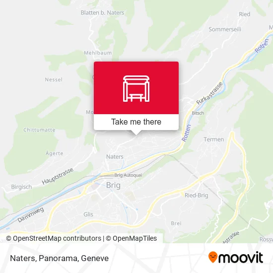 Naters, Panorama map
