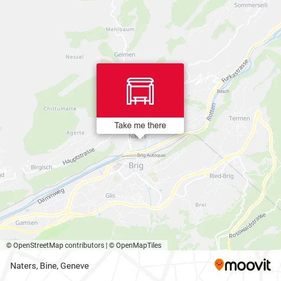 Naters, Bine map
