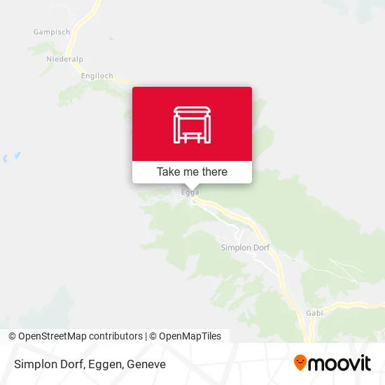 Simplon Dorf, Eggen map