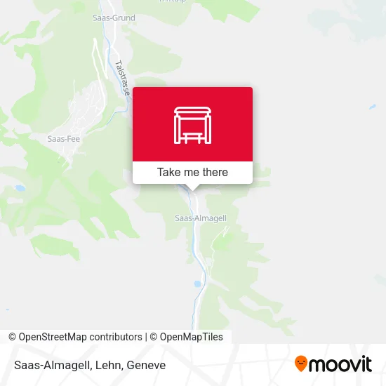 Saas-Almagell, Lehn map
