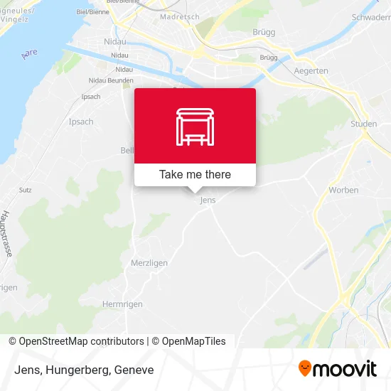 Jens, Hungerberg map