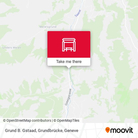 Grund B. Gstaad, Grundbrücke map